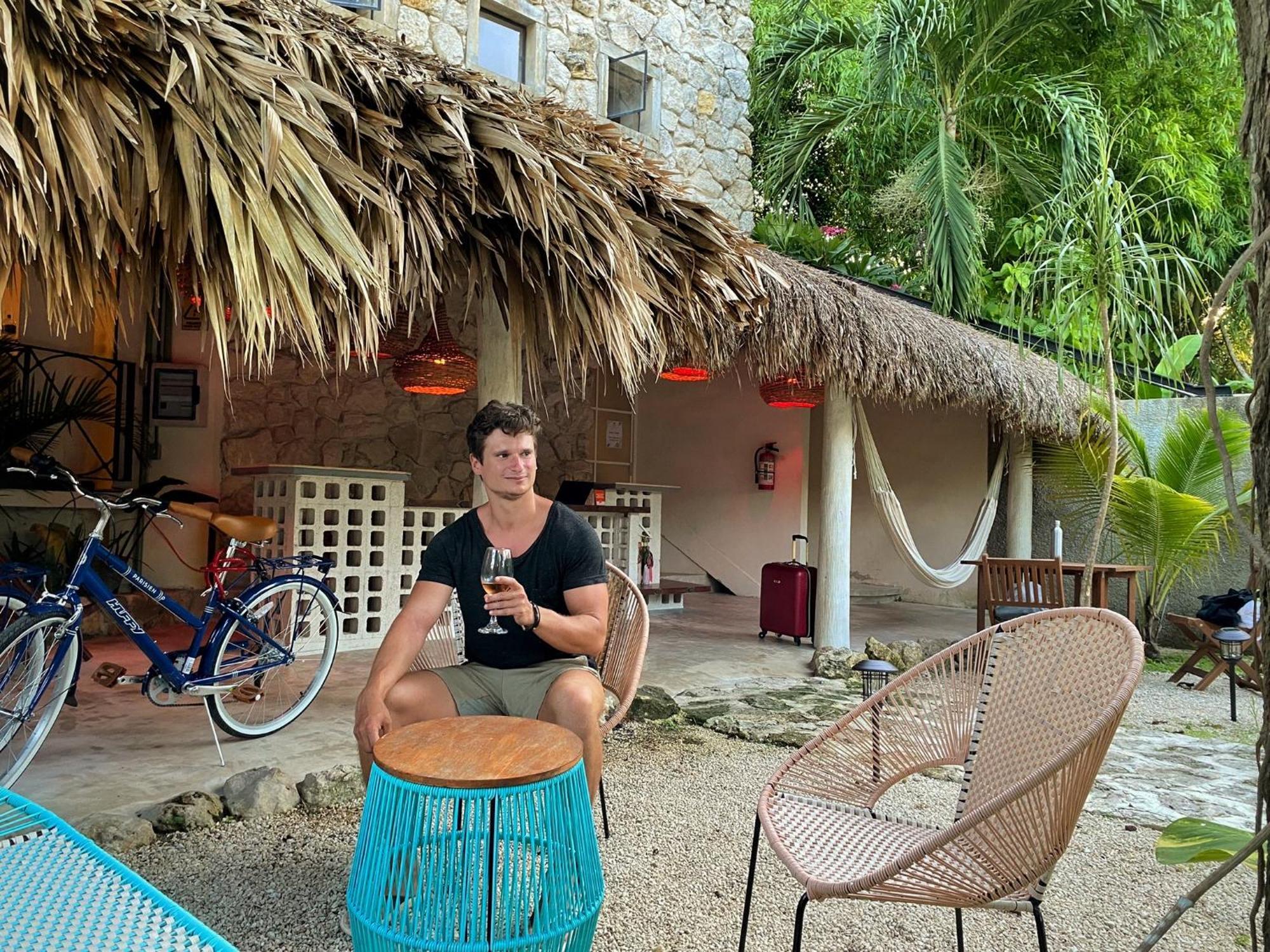 Elmar Hostel Bacalar Eksteriør billede