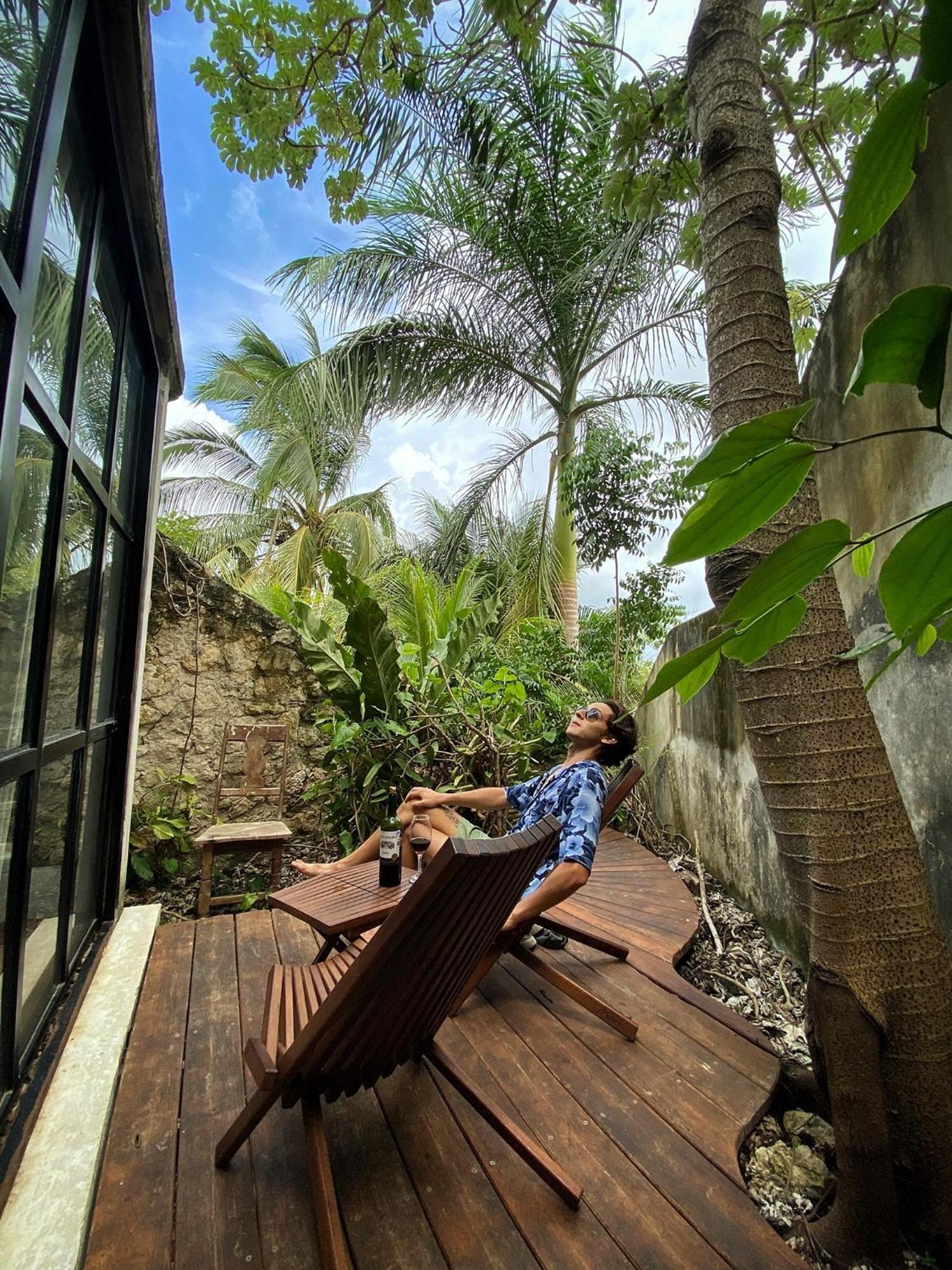 Elmar Hostel Bacalar Eksteriør billede