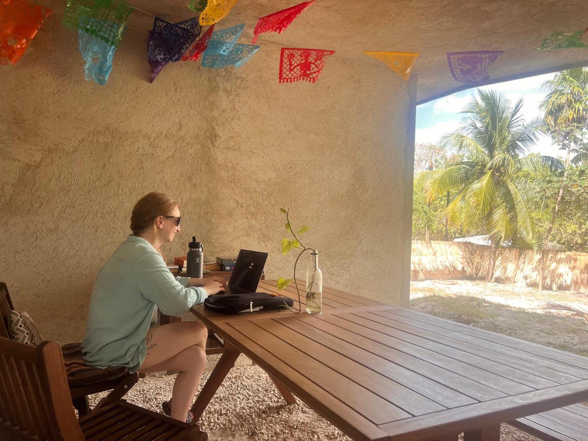Elmar Hostel Bacalar Eksteriør billede